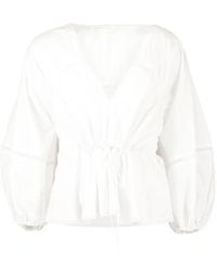 Faithfull the Brand - Seco Lace-Trim Blouse - Lyst