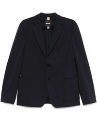BOSS - Blazer con botones - Lyst