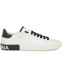 Dolce & Gabbana - Nappa Lederen Portofino Sneakers - Lyst