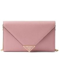 Prada - Mini-Tas Van Saffiano Leer - Lyst