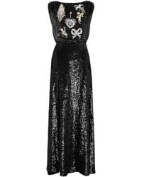 Temperley London - Adalina Sequin-Embellished Maxi Dress - Lyst