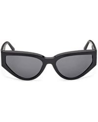 GUESS EYEWEAR - Logo-Plaque Geometric-Frame Sunglasses - Lyst