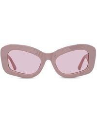 The Attico - X Linda Farrow Harry Cat-Eye Sunglasses - Lyst