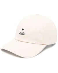 Arte' - Heart Logo-Embroidered Baseball Cap - Lyst
