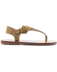 Isabel Marant - Suede Flat Sandals - Lyst