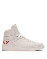 Bally - High-Top-Sneakers aus Leder - Lyst