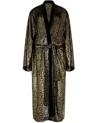 Roberto Cavalli - Fil Coupé Leopard Print Coat - Lyst