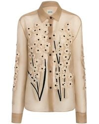 KHAITE - Floral Argo Shirt - Lyst