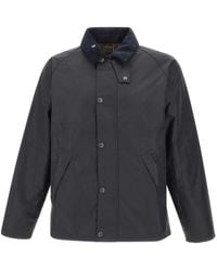 Barbour - Gewachste Jacke mit Cordkragen - Lyst