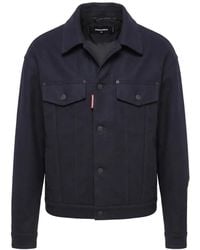 DSquared² - Button-Up Wool Jacket - Lyst