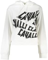 Roberto Cavalli - Logo-Print Hoodie - Lyst