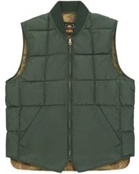 Fortela - Padded Camouflage-Print Gilet - Lyst