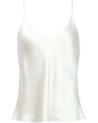 L'Agence - Lexi V-Neck Tank Top - Lyst