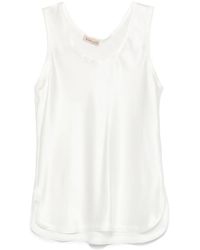 Blanca Vita - Satin Tank Top - Lyst