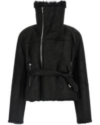 Rick Owens - Chaqueta De Aviador Corta - Lyst