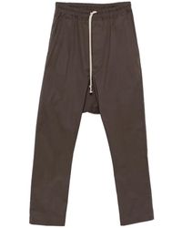Rick Owens - Drawstring Drop-Crotch Trousers - Lyst