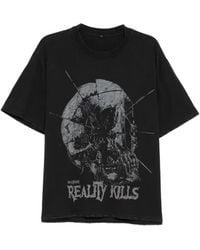 WARMAN - Graphic Raw-Cut T-Shirt - Lyst