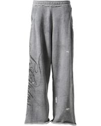 LOSTSHDWS - Distressed-Script Track Pants - Lyst