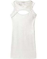 Off-White c/o Virgil Abloh - Ribbed Cut-Out Dress - Lyst