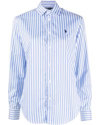 Polo Ralph Lauren - Polo Pony Striped Cotton Shirt - Lyst