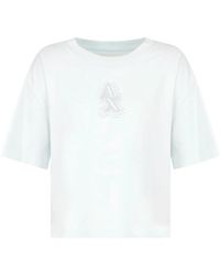 ARMANI EXCHANGE - Logo-Embroidered T-Shirt - Lyst