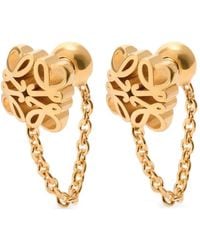 Loewe - Anagram Bombe Chain Earrings - Lyst