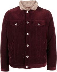 Brunello Cucinelli - Sobrecamisa con forro de pelo - Lyst