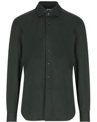 Xacus - Twill-Weave Long-Sleeve Shirt - Lyst
