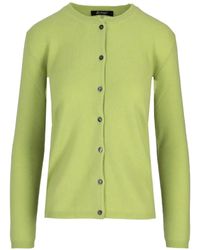 LA ROSE - Button-Up Cardigan - Lyst