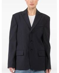 Tibi - Button-Fastening Single-Breasted Blazer - Lyst