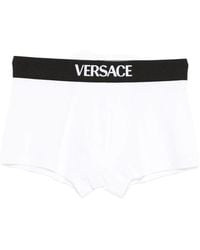 Versace - Cotton-Jersey Trunks - Lyst