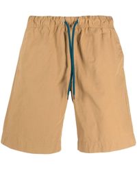 PS by Paul Smith - Logo-patch Organic-cotton Deck Shorts - Lyst