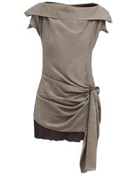 Yehuafan - Draped Knotted Top - Lyst