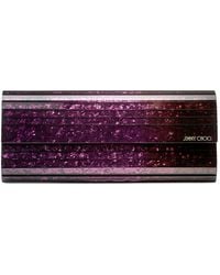 Jimmy Choo - Sweetie Glitter Clutch Bag - Lyst