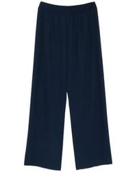 Imperial - Elasticated-Waistband Palazzo Pants - Lyst