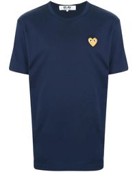 COMME DES GARÇONS PLAY - Heart Applique Tee - Lyst