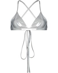 Isabel Marant - Wraparound Triangle Tie Bikini Top - Lyst