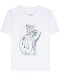 MM6 by Maison Martin Margiela - T-shirt With Print - Lyst