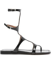 Paris Texas - クロコダイルパターン フラットサンダル - Lyst