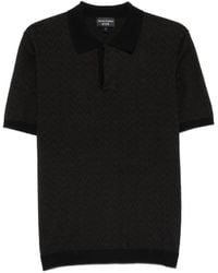Emporio Armani - Cotton Polo Shirt - Lyst