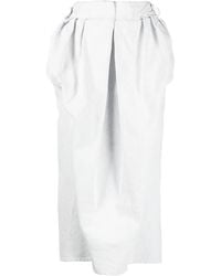 Maison Margiela - ギャザー デニムスカート - Lyst