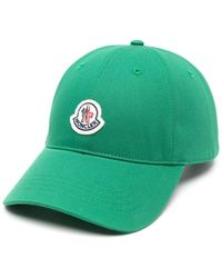 Moncler - Cappello da baseball con applicazione logo - Lyst