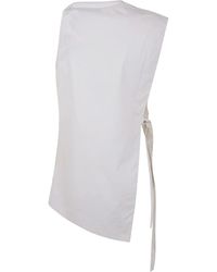 Nuur - Blusa Asimmetrica Drappeggiata - Lyst
