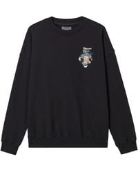 Musium Div. - Sweatshirt mit Van-Gogh-Stickerei - Lyst