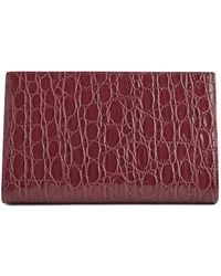 Giuseppe Zanotti - Crocodile-Embossed Clasp Clutch - Lyst