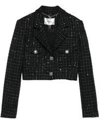 Nissa - Sequin-Embellished Buttoned Jacket - Lyst