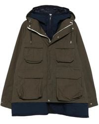 Sacai - Hooded Multi-Pocket Coat - Lyst