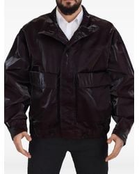 Dolce & Gabbana - High-Shine Flap-Pocket Jacket - Lyst