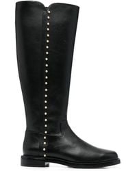 Stuart Weitzman - Pearl-Embellished Detail Boots - Lyst