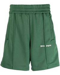 Palm Angels - New Classic Embroidered Track Shorts - Lyst